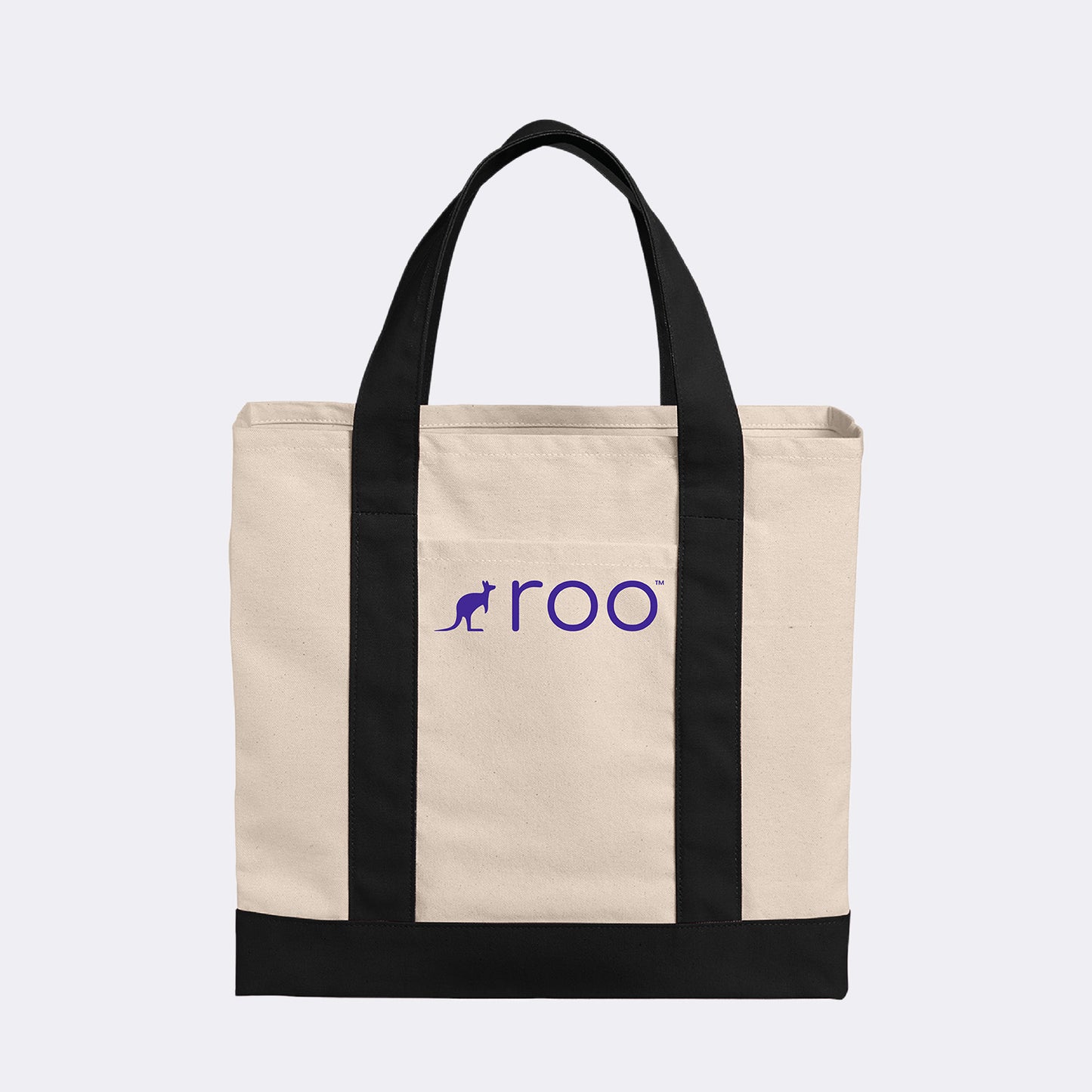 Port Authority Cotton Canvas Two-Tone Tote