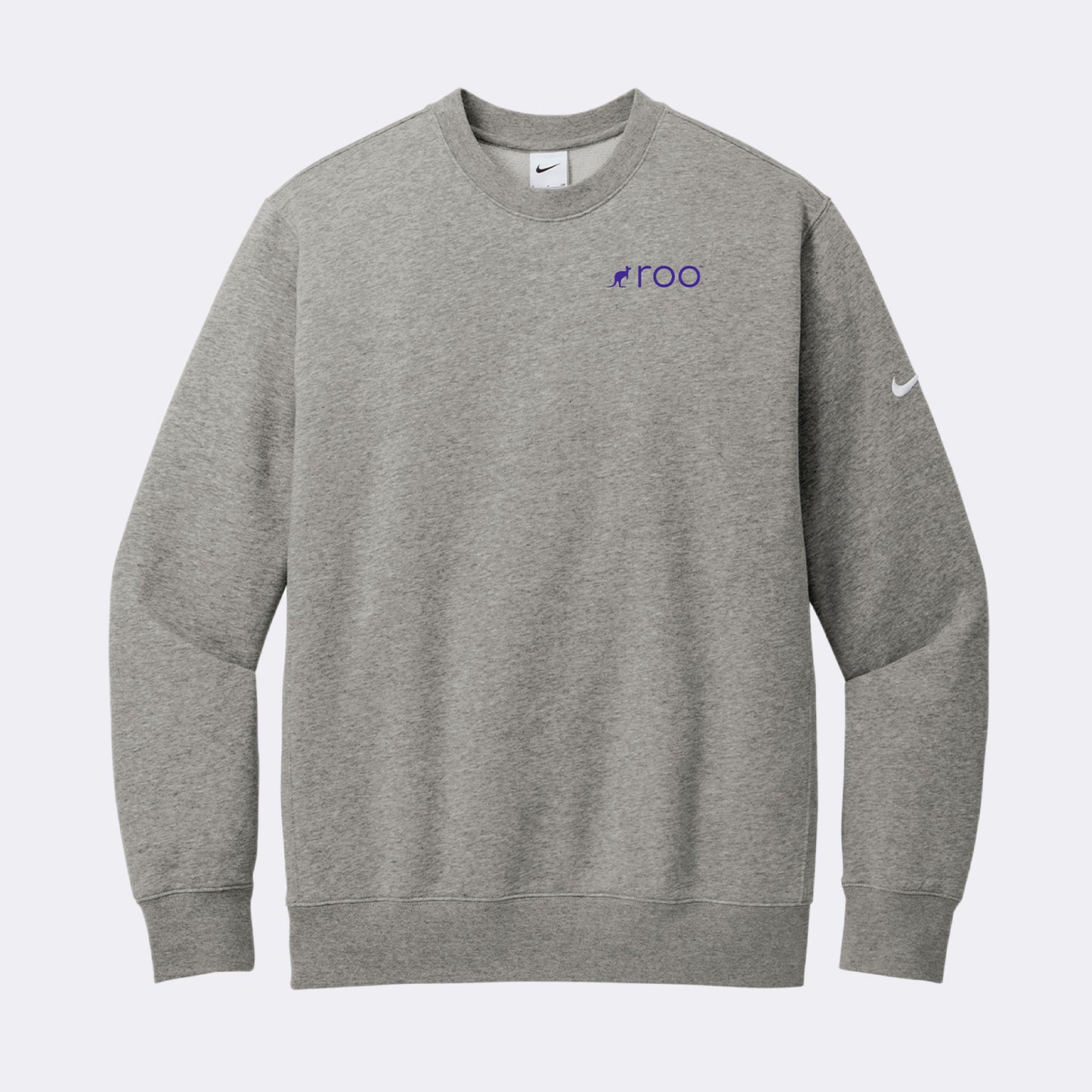 Nike Club Fleece Sleeve Swoosh Crew