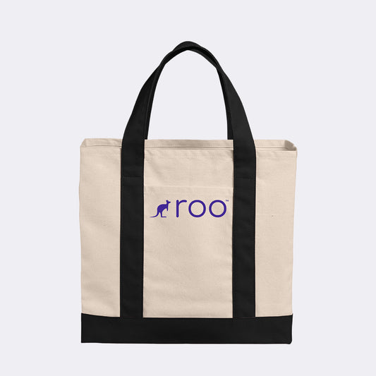 Port Authority Cotton Canvas Two-Tone Tote